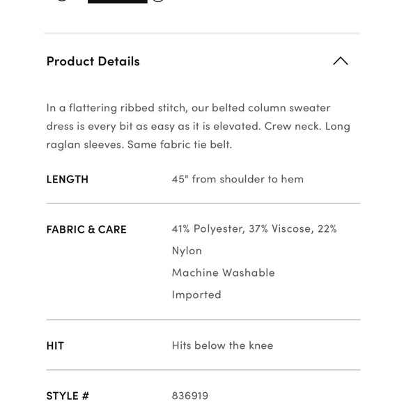 Ann Taylor Red Knit Dress NWT - Picture 4 of 5